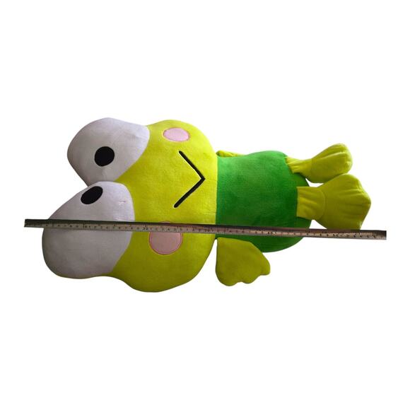 Sanrio Keroppi 22" jumbo stuffed plush Fiesta toy 2012 Y2K - Picture 7 of 7